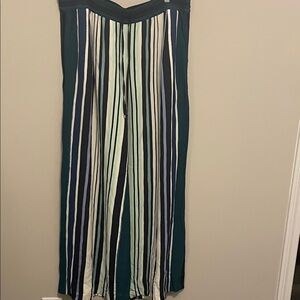 Lafayette 148 New York Multicolor Striped Wide Leg Pants